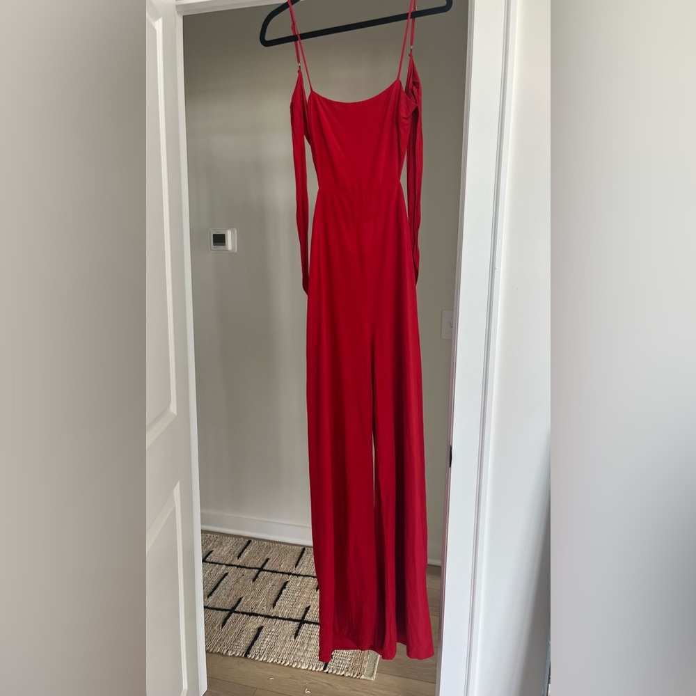 Le’Rumi Red Jumpsuit.